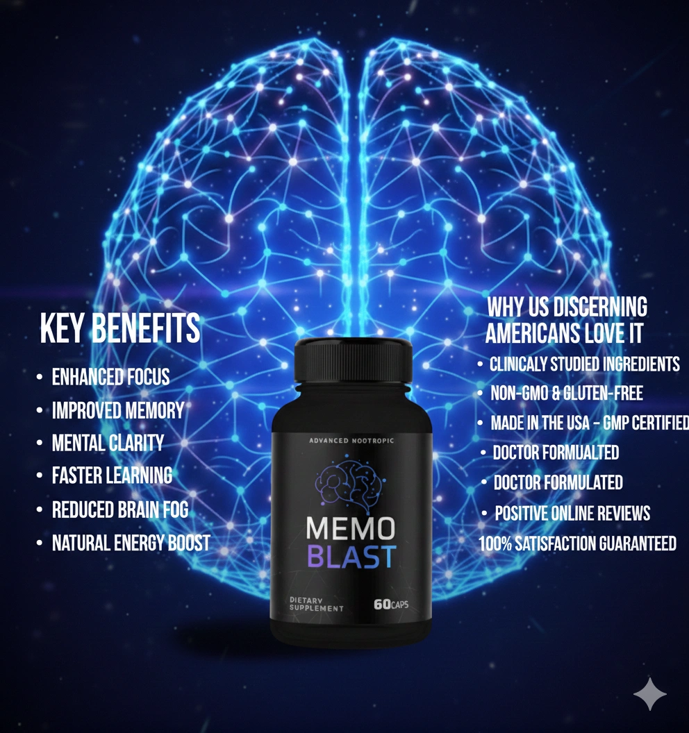 MemoBlast Official Brain & Memory Support Formula